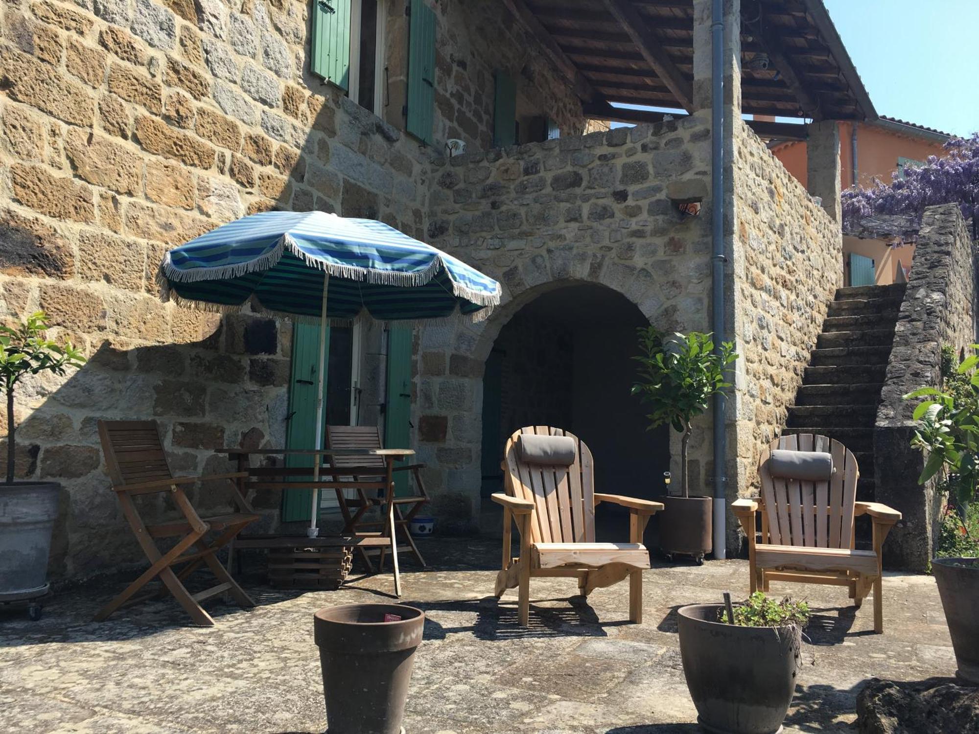 Chambre D'Hotes Au Creux Du Chambon Joyeuse Kamer foto
