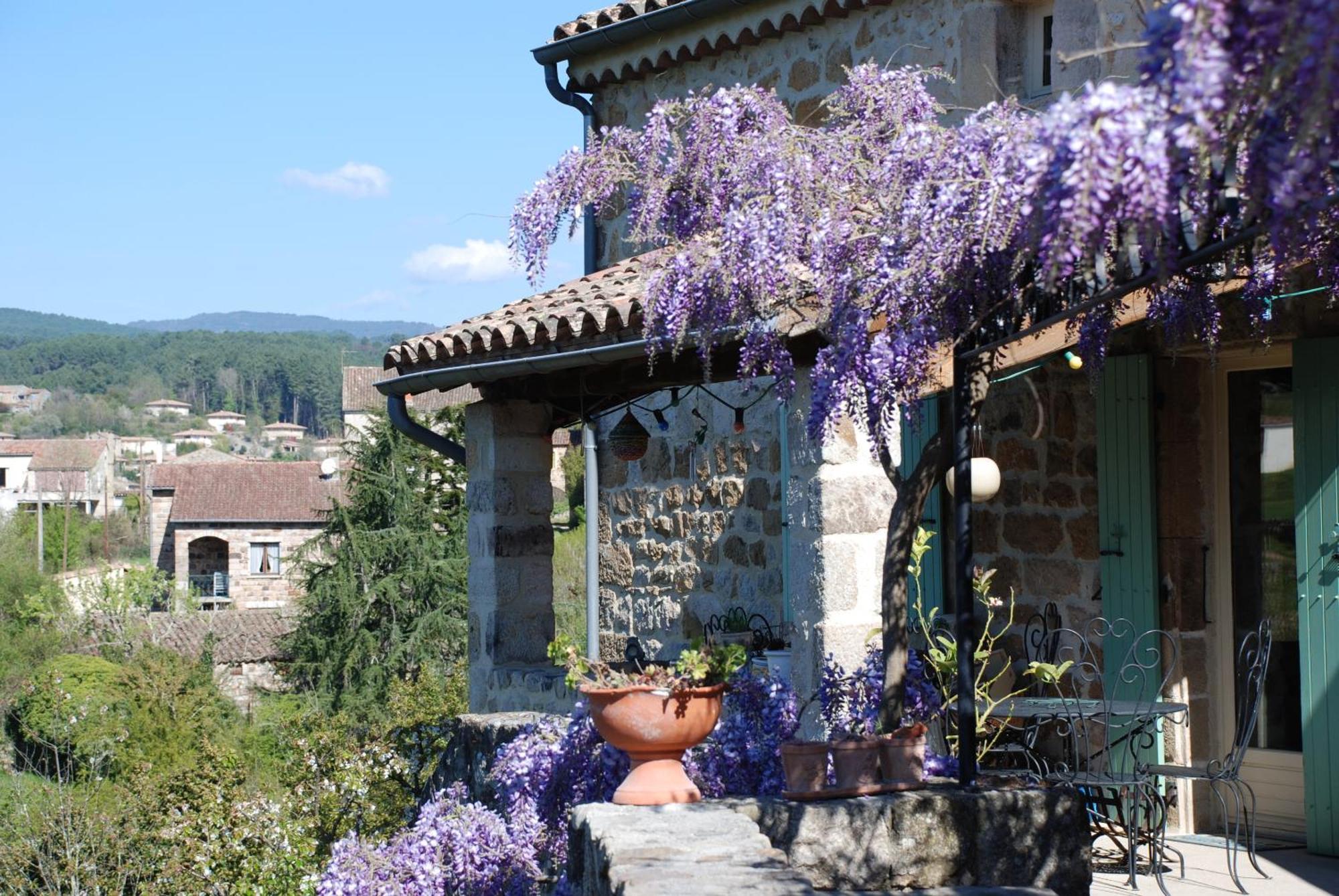 Chambre D'Hotes Au Creux Du Chambon Joyeuse Buitenkant foto
