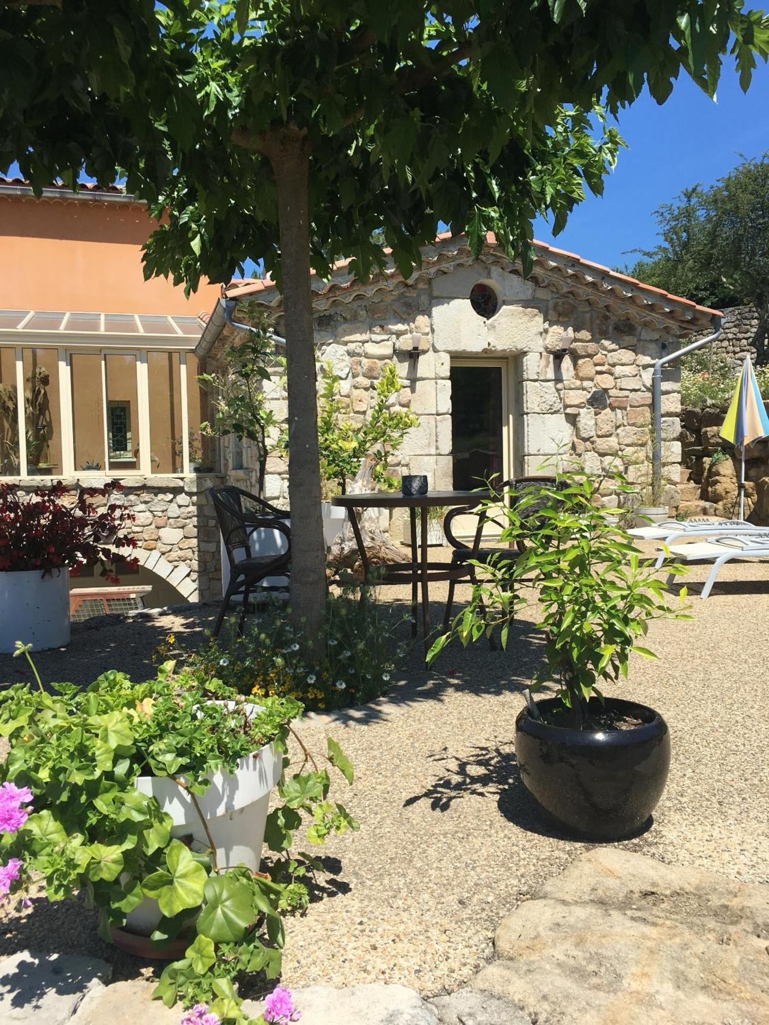 Chambre D'Hotes Au Creux Du Chambon Joyeuse Kamer foto
